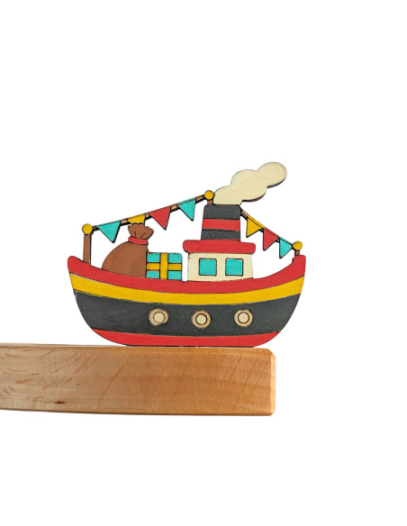 Stoomboot steker