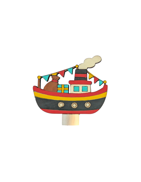 Stoomboot steker