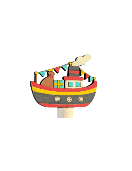 Stoomboot steker