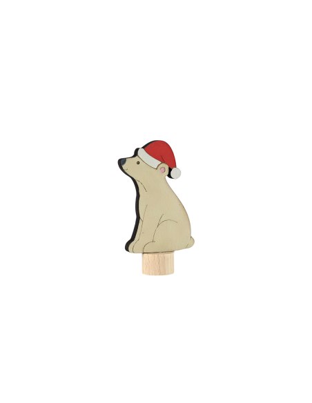 Kerst ijsbeer steker