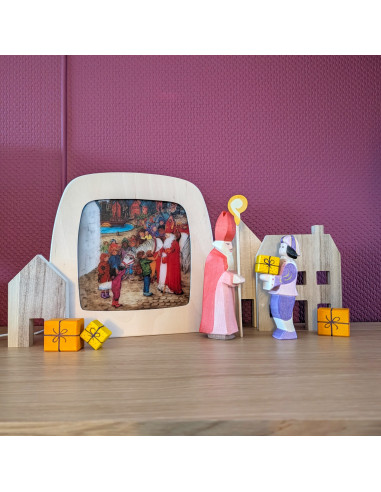 Sinterklaas intocht plaat voor seizoenslamp...