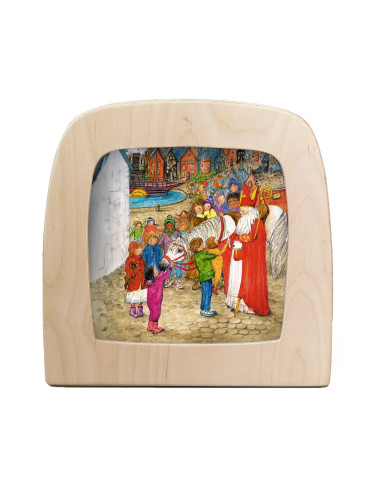 Sinterklaas intocht plaat voor seizoenslamp...