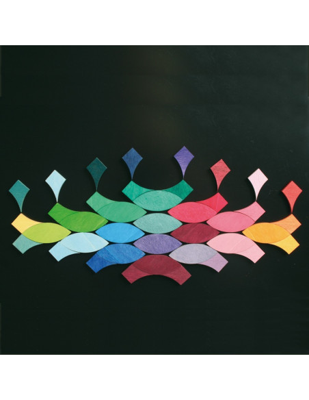 Magneetmozaiek grafische cirkels