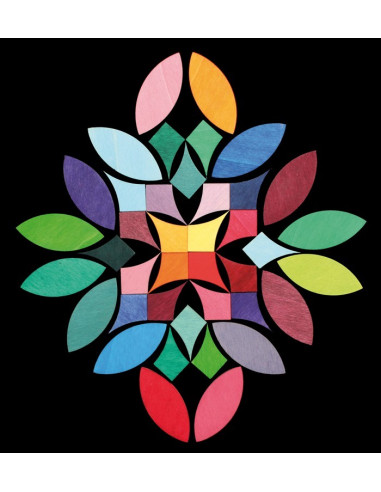 Magneetmozaiek grafische cirkels