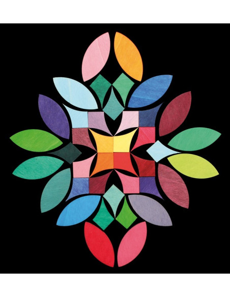 Magneetmozaiek grafische cirkels