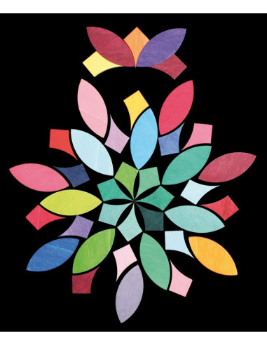 Magneetmozaiek grafische cirkels