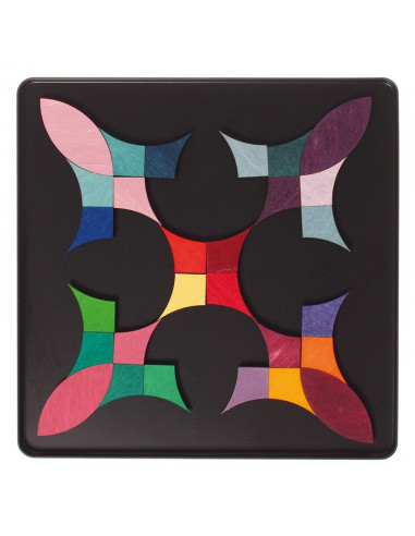 Magneetmozaiek grafische cirkels