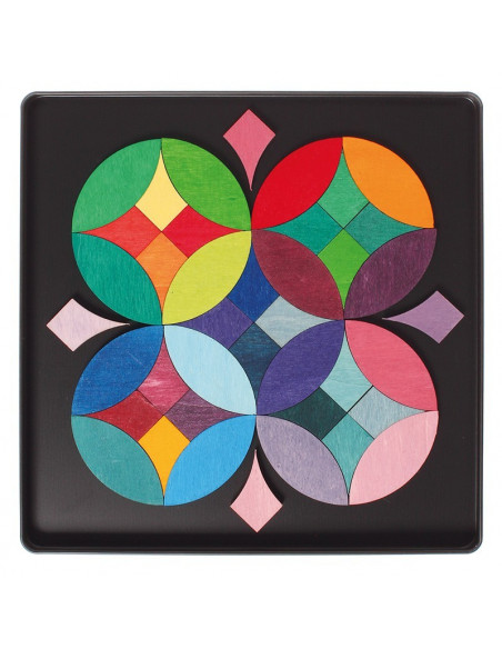 Magneetmozaiek grafische cirkels