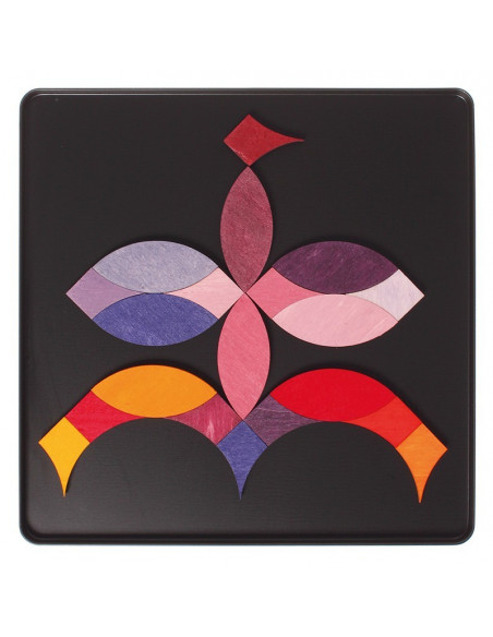 Magneetmozaiek grafische cirkels