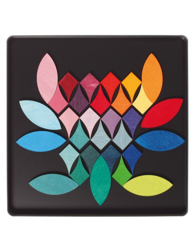 Magneetmozaiek grafische cirkels