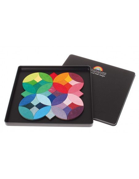 Magneetmozaiek grafische cirkels