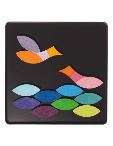 Magneetmozaiek grafische cirkels