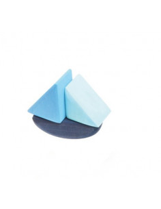 Stapelbaar zeilbootje blauw