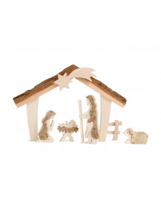 Kerststal hout
