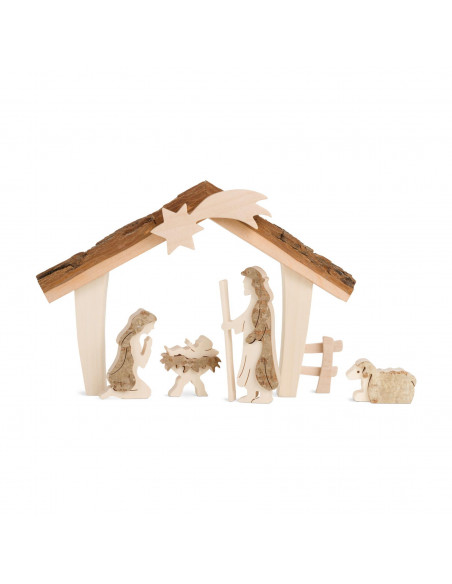 Kerststal hout