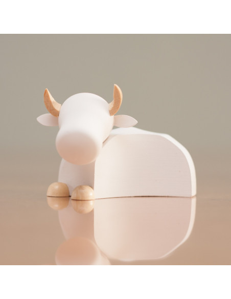 Kerststal modern wit