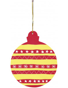 Knutsel kerstbal 2