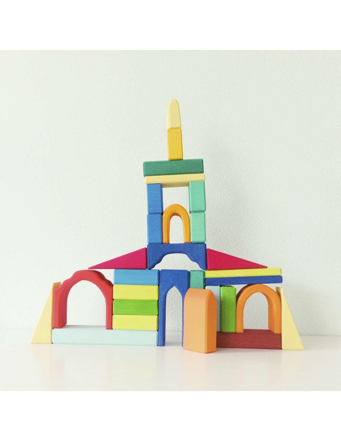 Aggregaat leerling Sitcom Blokkendoos kerk - Duurzaam houten speelgoed