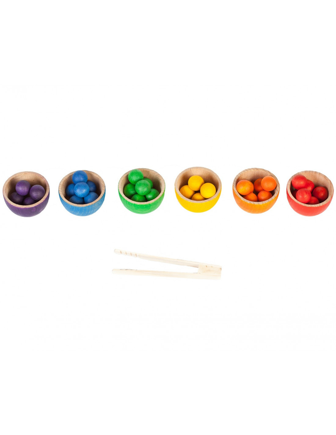 Wonderbaar Kleuren sorteer spel - Houtspel - Duurzaam houten speelgoed QS-42