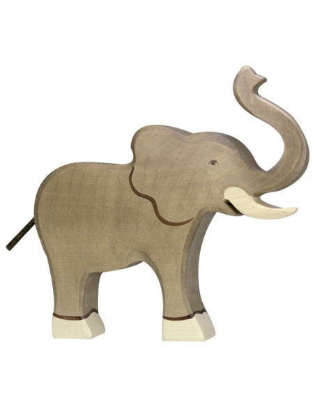 Olifant slurf omhoog Olifant slurf omhoog