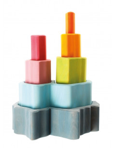 Houten grot pastel 2