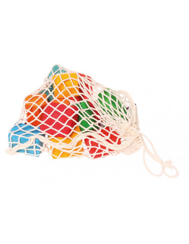 Houten blokken gekleurd