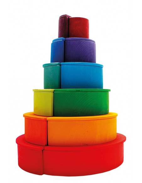 Halve cirkels gekleurd Halve cirkels gekleurd
