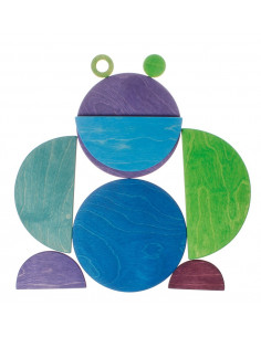 Halve cirkels gekleurd 2