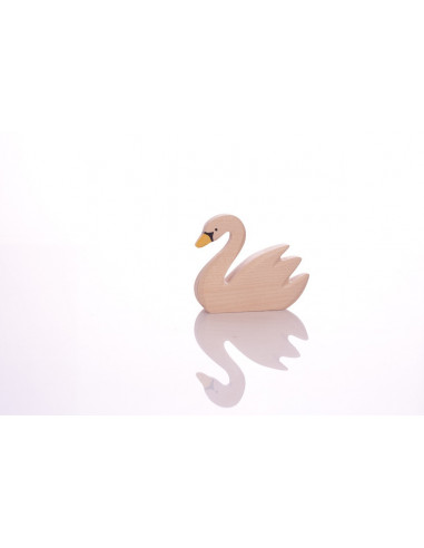 Zwemmende zwaan Holztiger