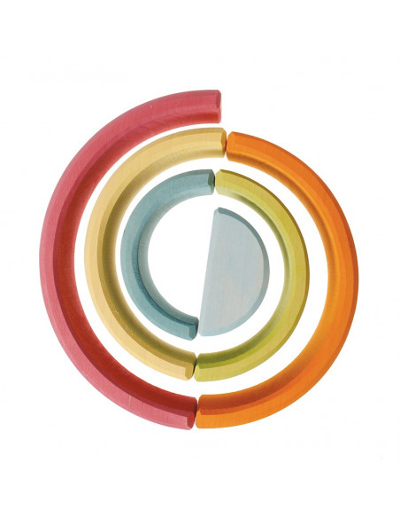 Regenboog pastel middel Regenboog pastel middel