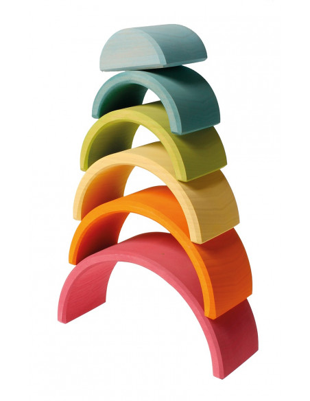 Regenboog pastel middel Regenboog pastel middel