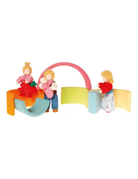 Regenboog pastel middel Regenboog pastel middel