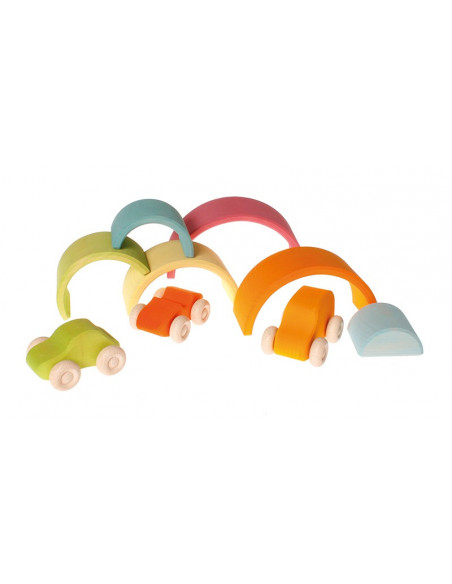 Regenboog pastel middel Regenboog pastel middel