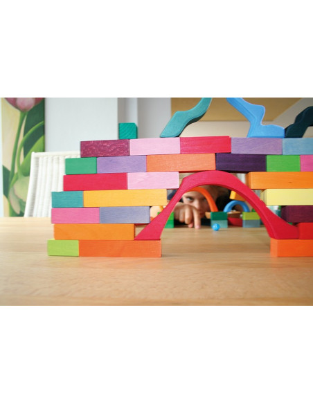 Bouwblokken klein pyramide