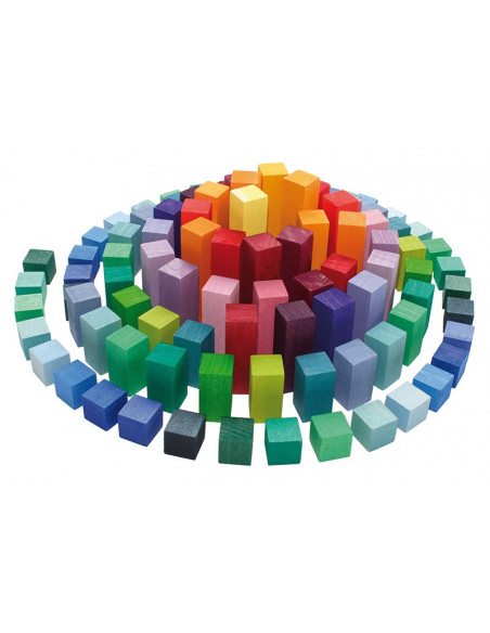 Bouwblokken klein pyramide