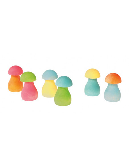 Pastel paddenstoelen