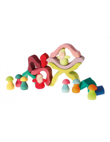 Pastel paddenstoelen