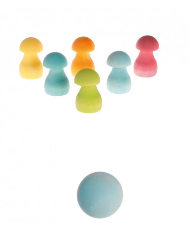 Pastel paddenstoelen