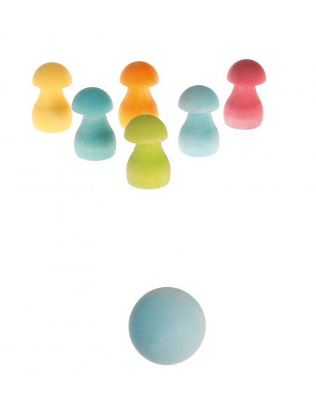 Pastel paddenstoelen