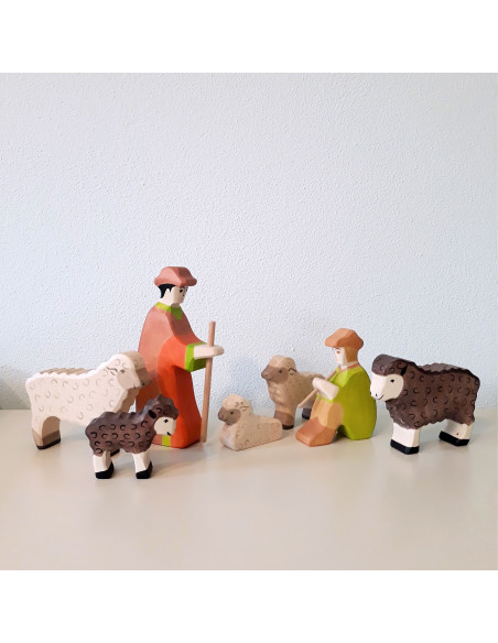 Zwart schaap Holztiger