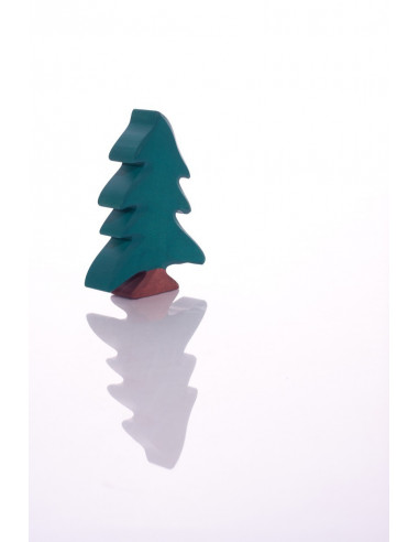 Kleine conifeer Holztiger