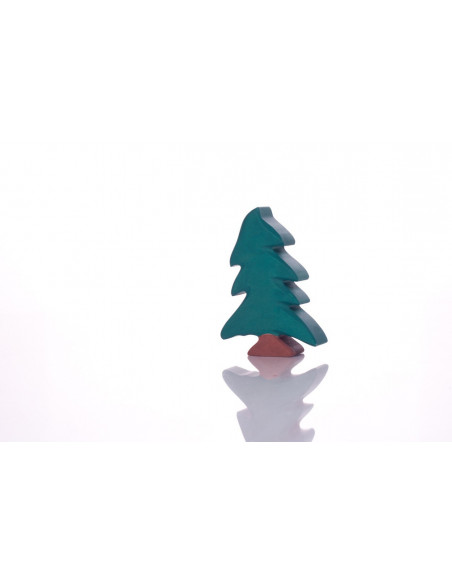 Kleine conifeer Holztiger