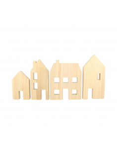 Houten huisjes