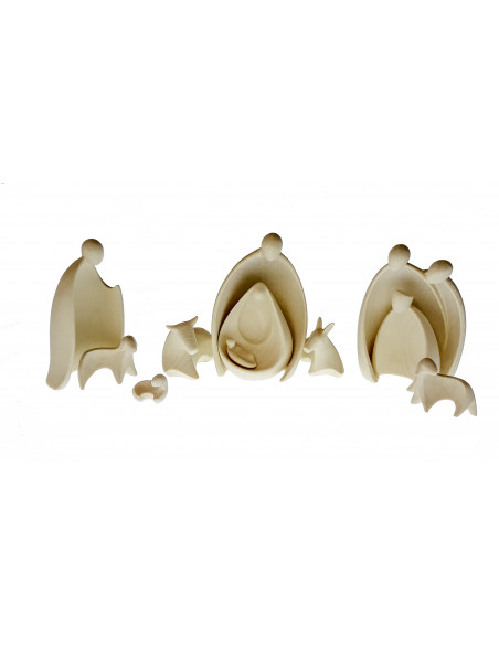 Kerststal gestileerd Kerststal gestileerd