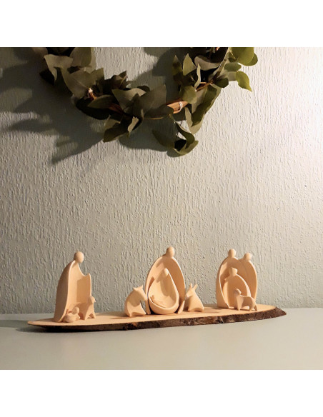 Kerststal gestileerd Kerststal gestileerd