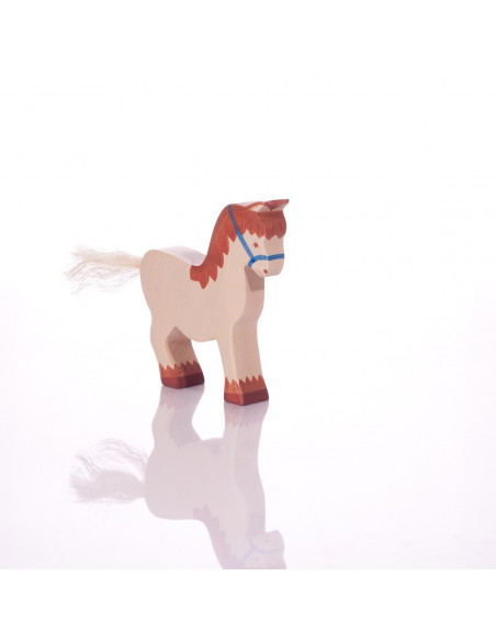 Paard met halster Holztiger