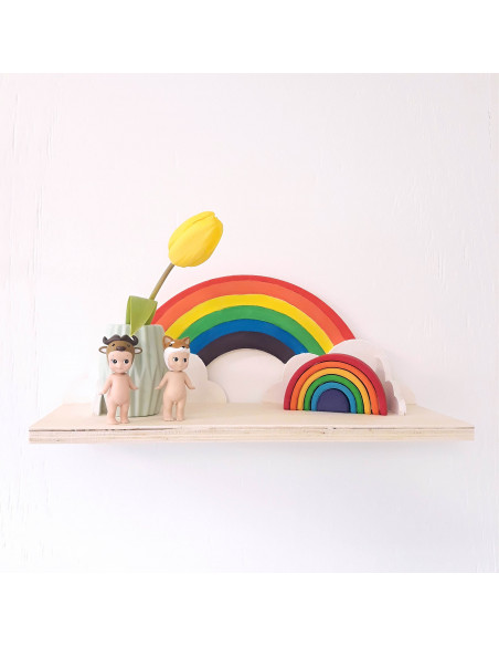 Wandplank regenboog Wandplank regenboog