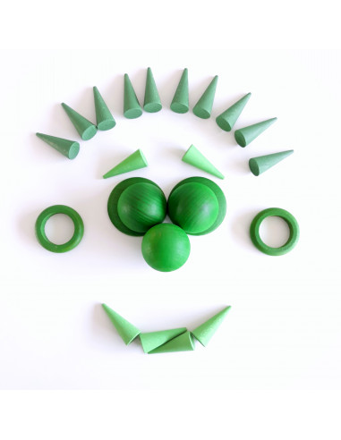 Groene kegeltjes