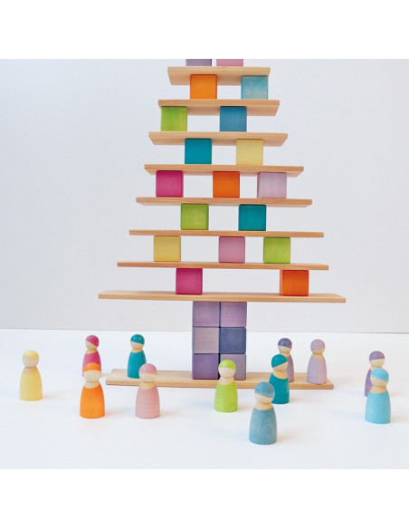 Regenboog vriendjes pastel Regenboog vriendjes pastel