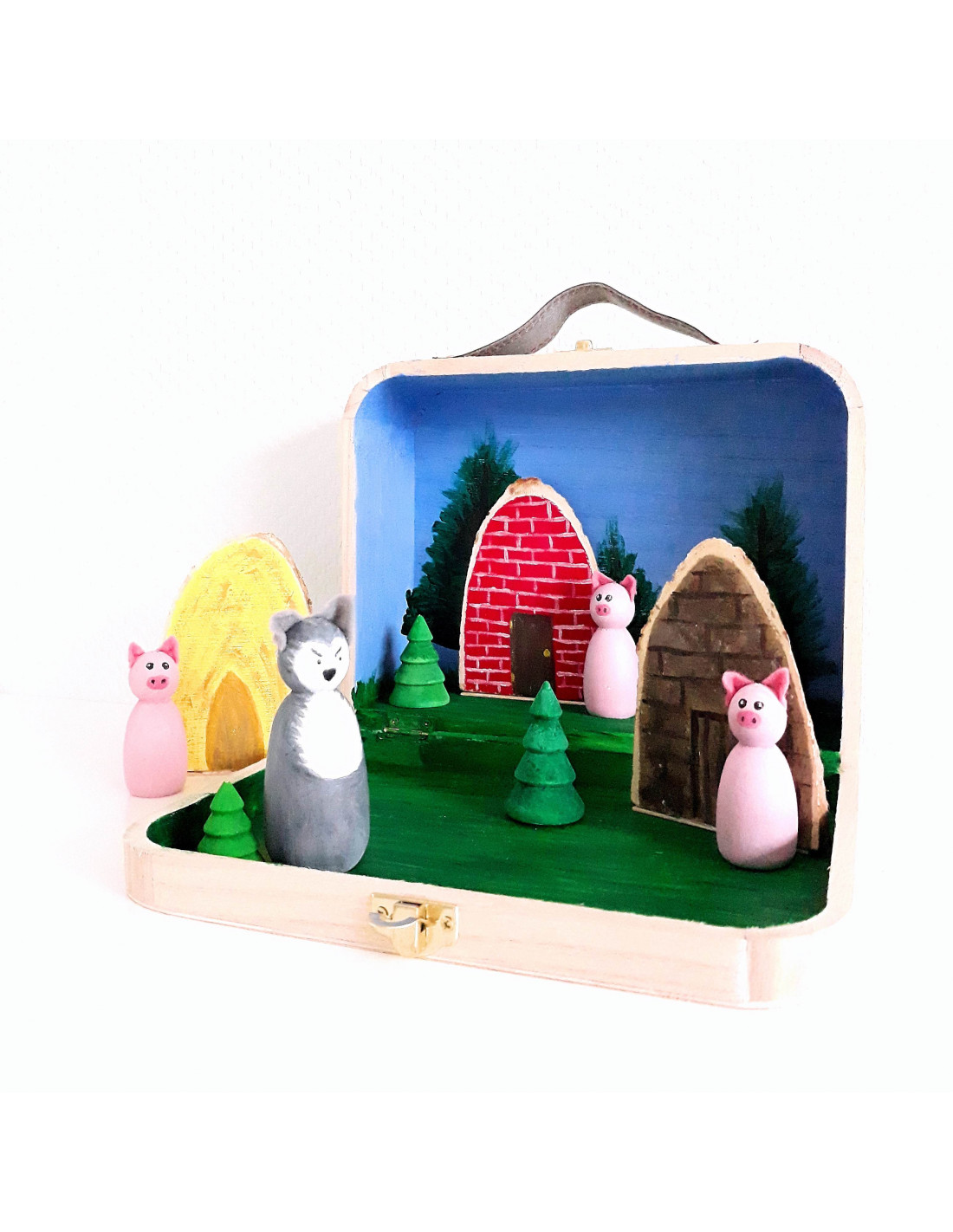 Beneden afronden Onafhankelijk Vertrouwelijk Houten koffertje - Duurzaam houten speelgoed